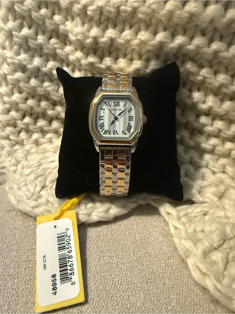 Invicta Silver Two-Tone Stainless Steel Bracelet Watch - Picture 3 of 4